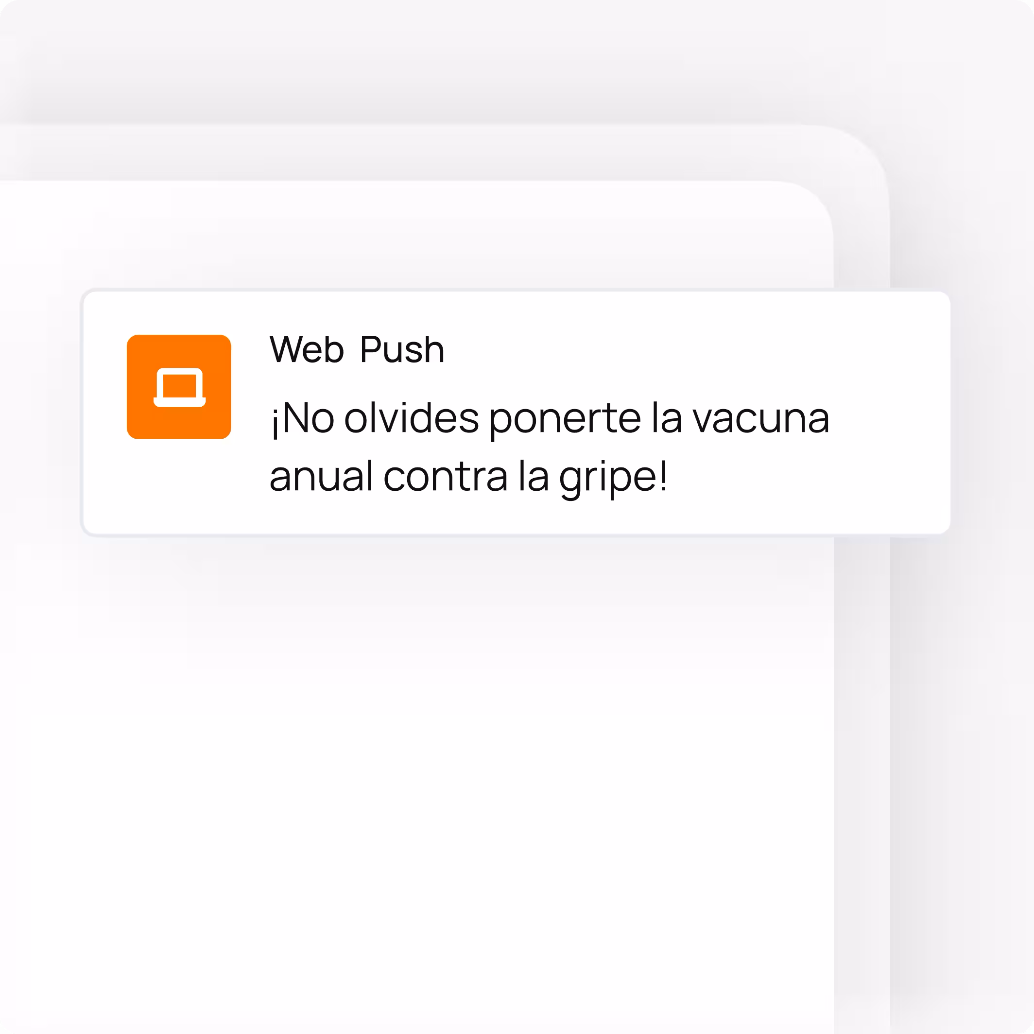Healthcare web push