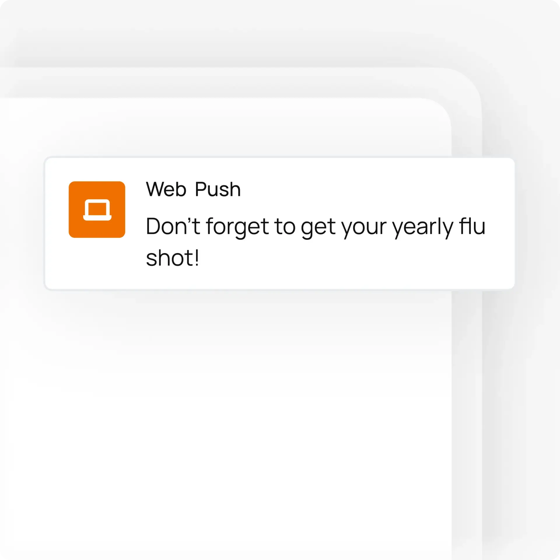 healthcare web push