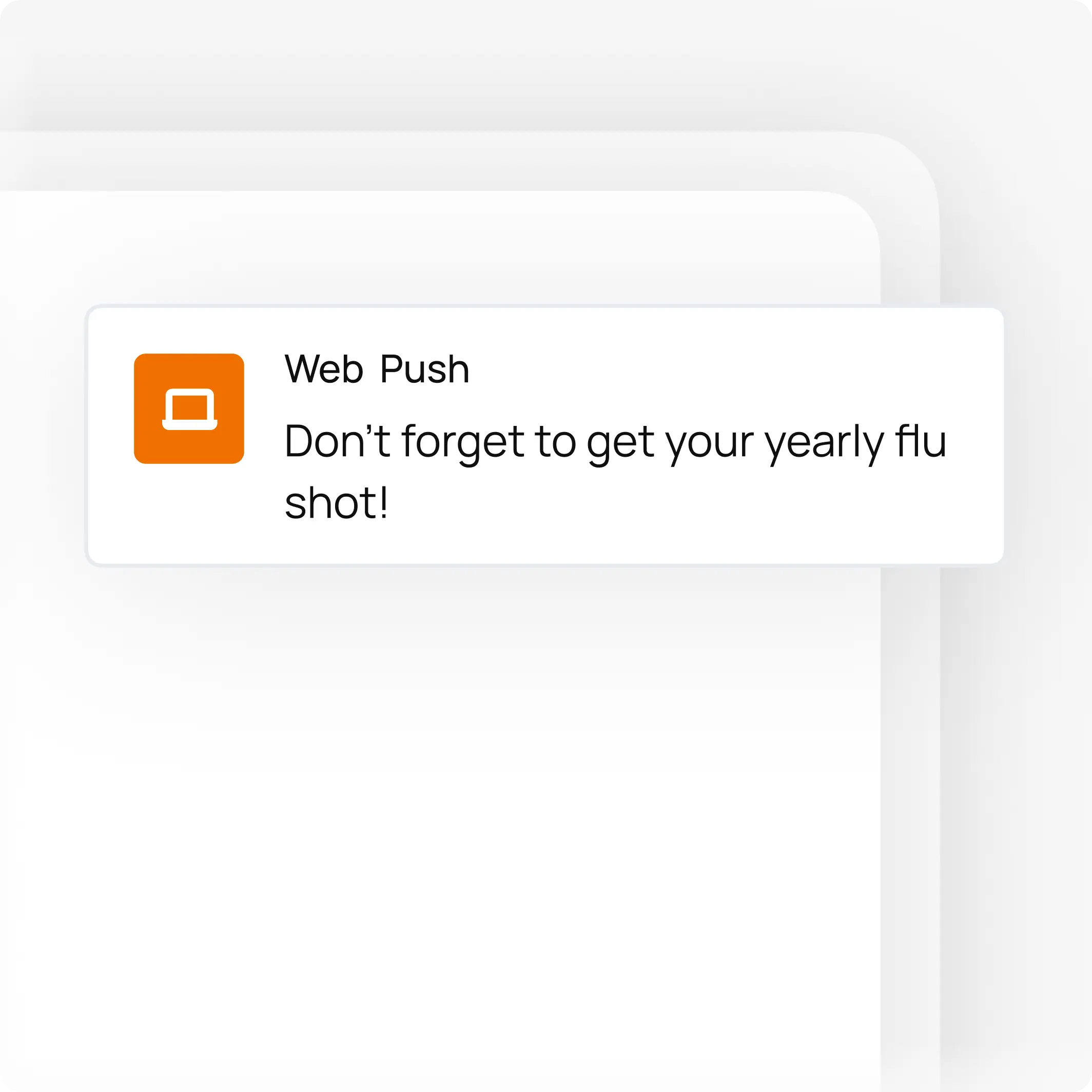 healthcare web push