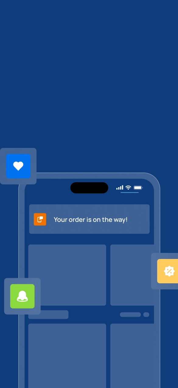 Encrypted push notification background